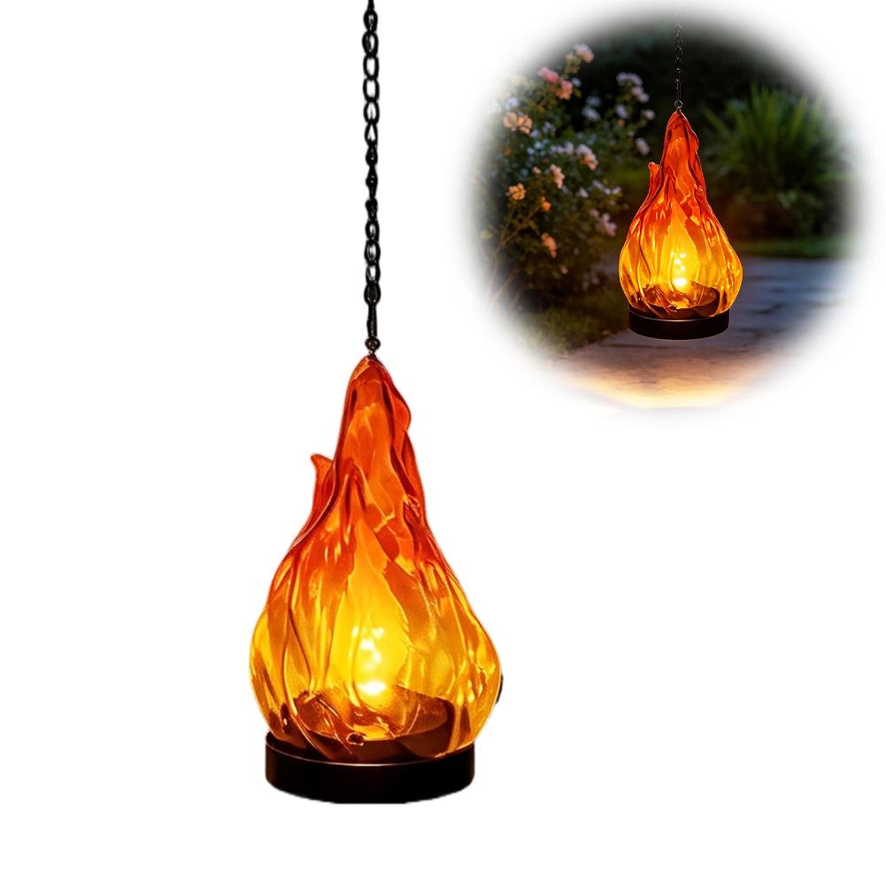 Outdoor Lighting Effects - LED Flikkerende Vlam Lantaarn IP65 Waterdichte