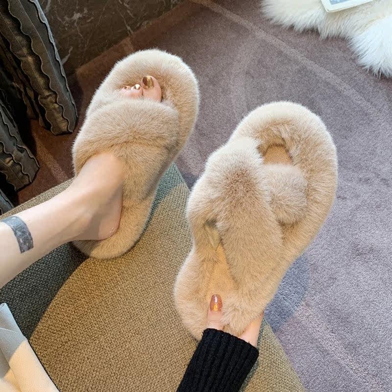 Outdoor Lighting For Your Home - Harige Slippers voor Vrouwen Effen Kleur