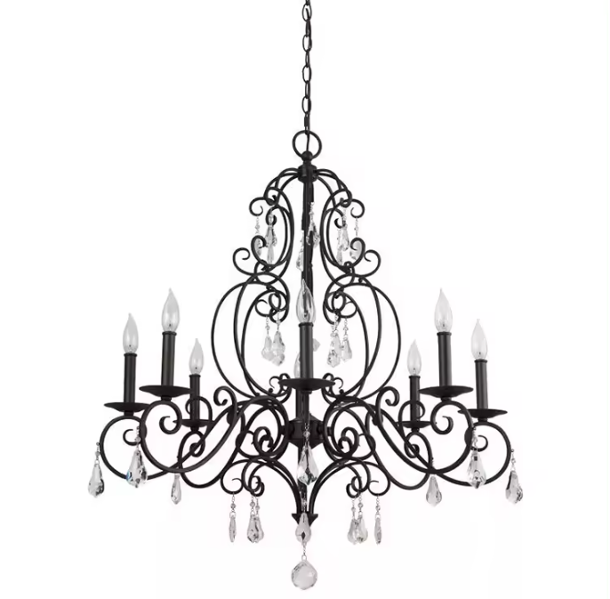 Outdoor Lighting Black - Zeal Lighting Elegante Hanglamp Retro Zwart
