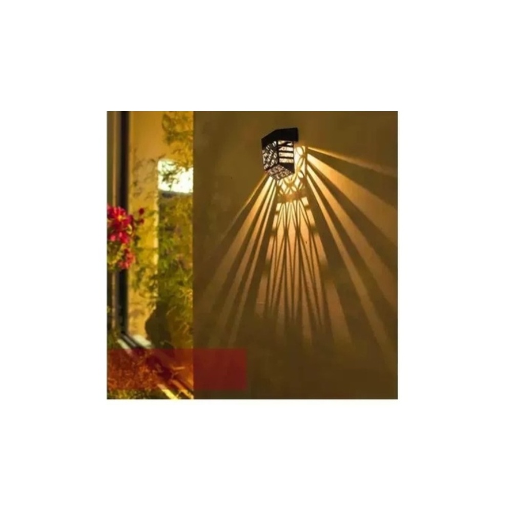 Outdoor Lighting Pathway - Op zonne-energie werkende LED-tuinhekverlichting Waterdichte decoratieve