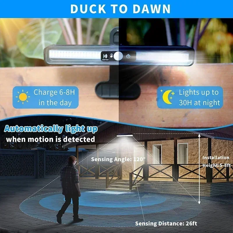 Clip-on zonne-bewegingslampen  - Outdoor Lighting Waterproof recensie en prijs