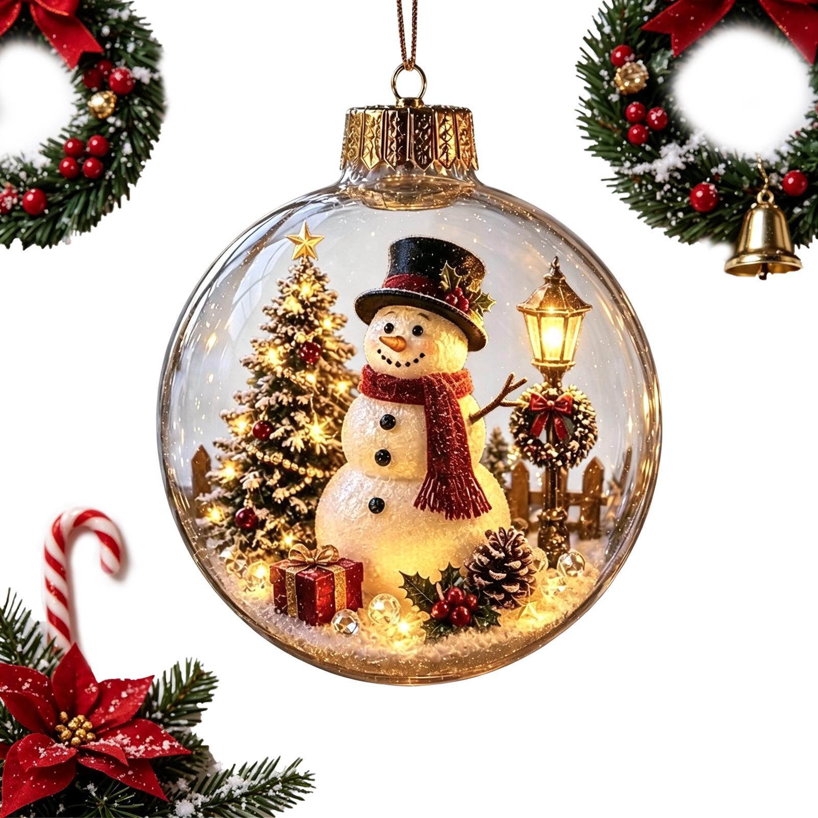 Gloeiende kerstdiorama-ornamen - Outdoor Lighting Effects recensie en prijs