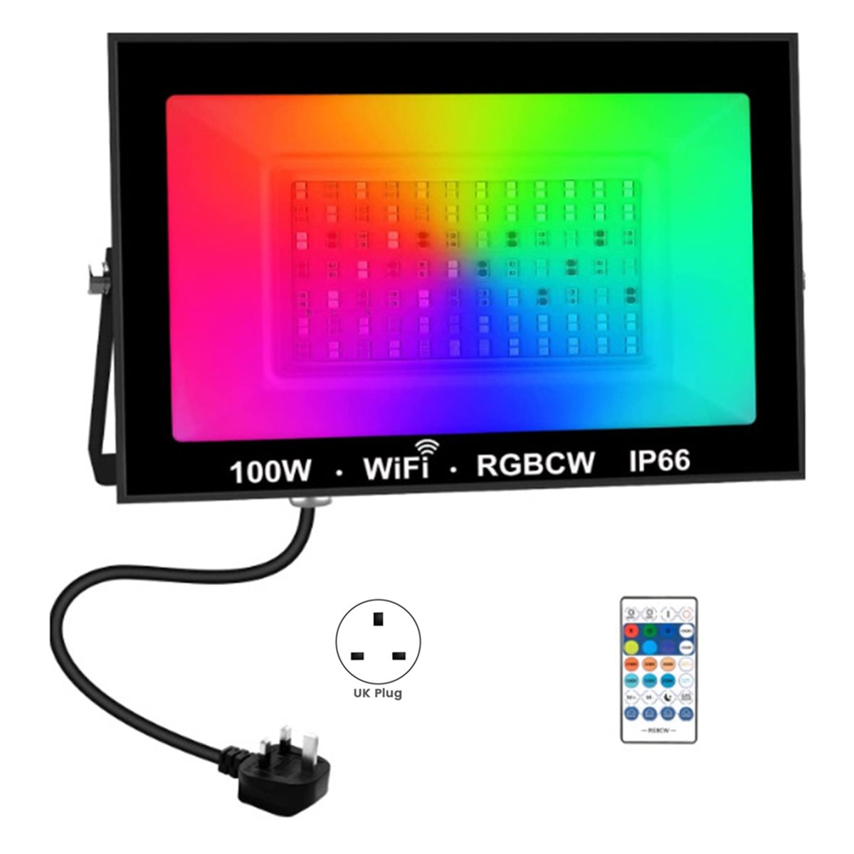 AA19 100W RGBCW LED-schijnwerp - Outdoor Lighting Uk recensie en prijs
