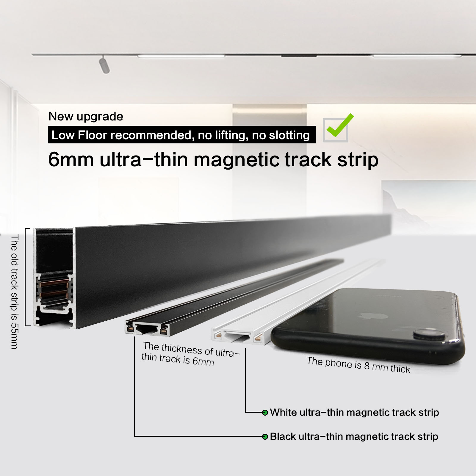ST1-serie 3CCT Zwart Wit Ultra - Outdoor Lighting Track recensie en prijs