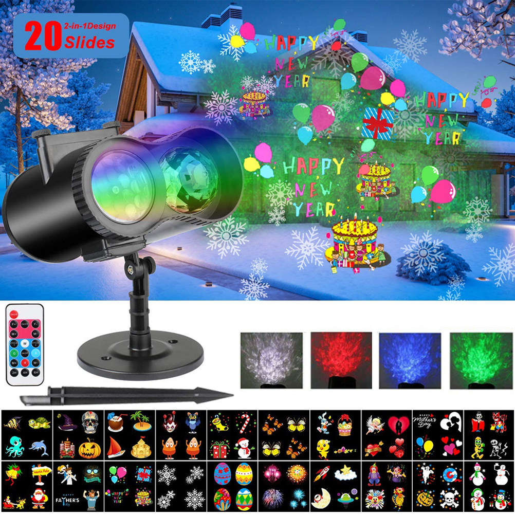 Bewegende LED-kerstprojector m - Outdoor Lighting Uk recensie en prijs