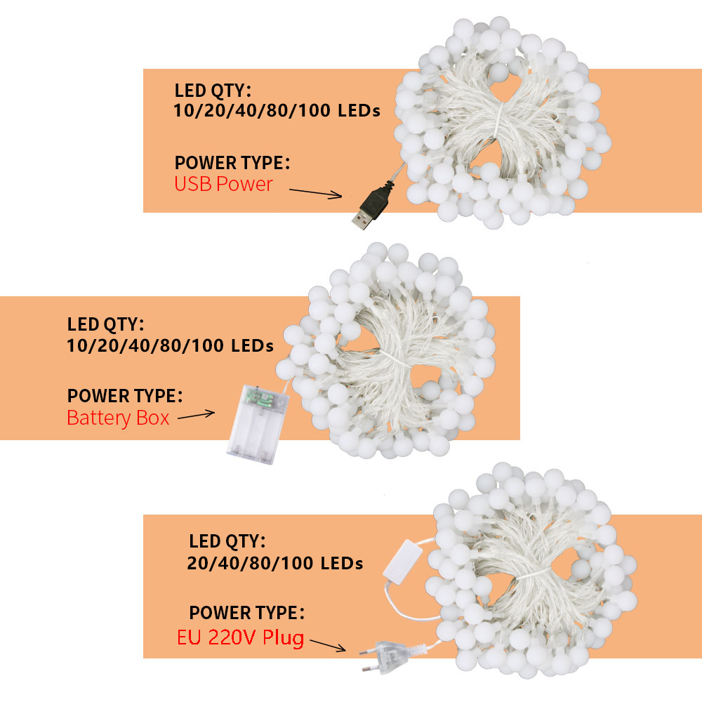 13M Ball LED-lichtslingers Out - Outdoor Lighting Effects recensie en prijs