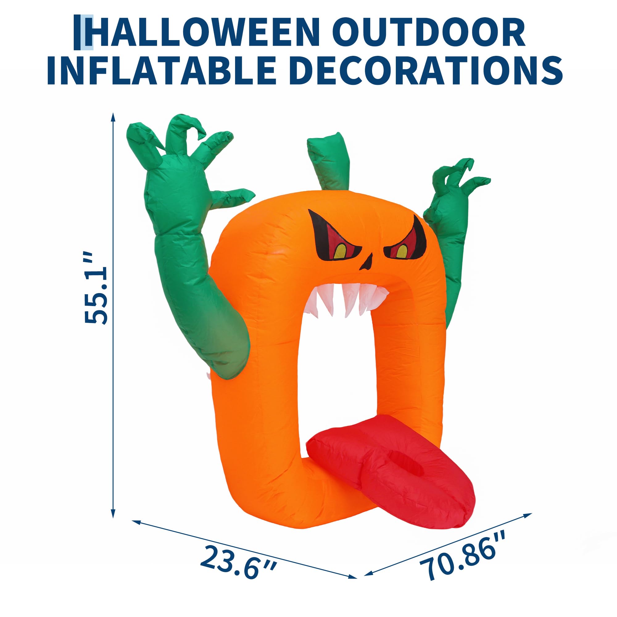 6FT Halloween opblaasbare gruw - Outdoor Lighting Effects recensie en prijs