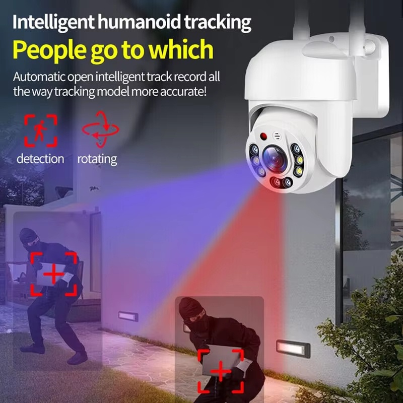 Buiten HD WiFi Camera 360 °    - Outdoor Lighting Track recensie en prijs
