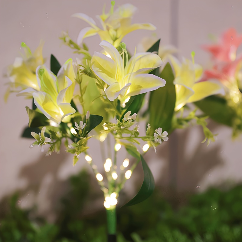 Multi-Bloom Pink Lily Solar Ga - Outdoor Lighting Effects recensie en prijs